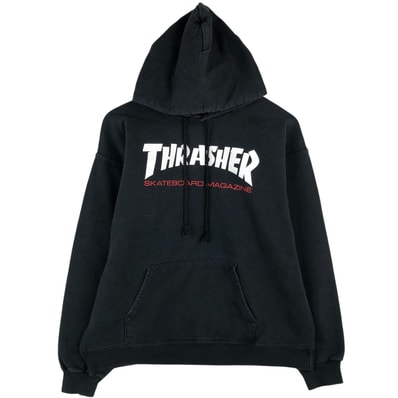古着 スラッシャー THRASHER スウェットプルオーバーパーカー メンズM相当/eaa611017