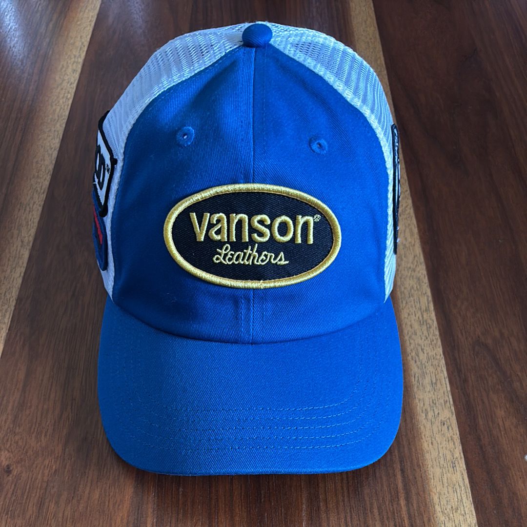 Supreme x HYSTERIC GLAMOUR Vanson Leather Mesh Back 6-Panel "Blue"