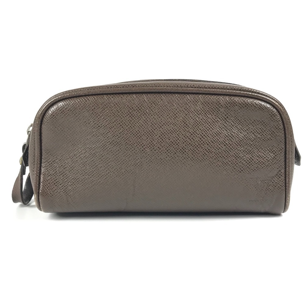 ルイヴィトン LOUIS VUITTON トゥルース イヴァン   M32498 タイガ カバン セカンドバッグ ポーチ 持ち手つき セカンドバッグ タイガレザー グリズリ ブラウン