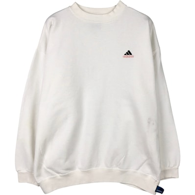古着 90年代 アディダス adidas TEAM ワンポイントロゴスウェットシャツ トレーナー USA製 メンズL相当 ヴィンテージ/eaa587335
