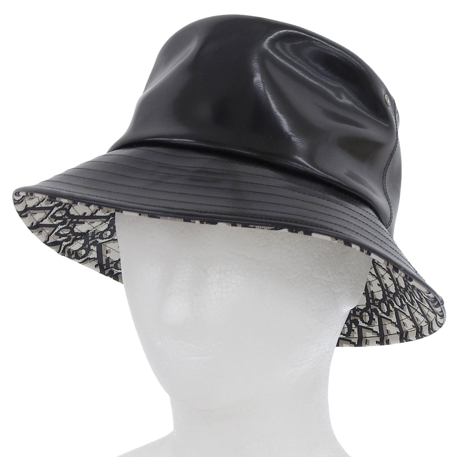 極美品 クリスチャンディオール ハット TEDDY-D 57 95TDD923G135