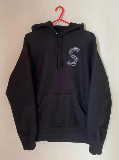 Supreme S Logo Hooded Sweatshirt "Black" (20FW)