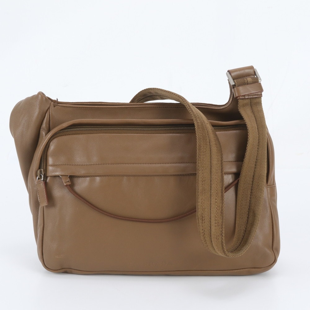 ■美品 プラダ ショルダーバッグ レザー
