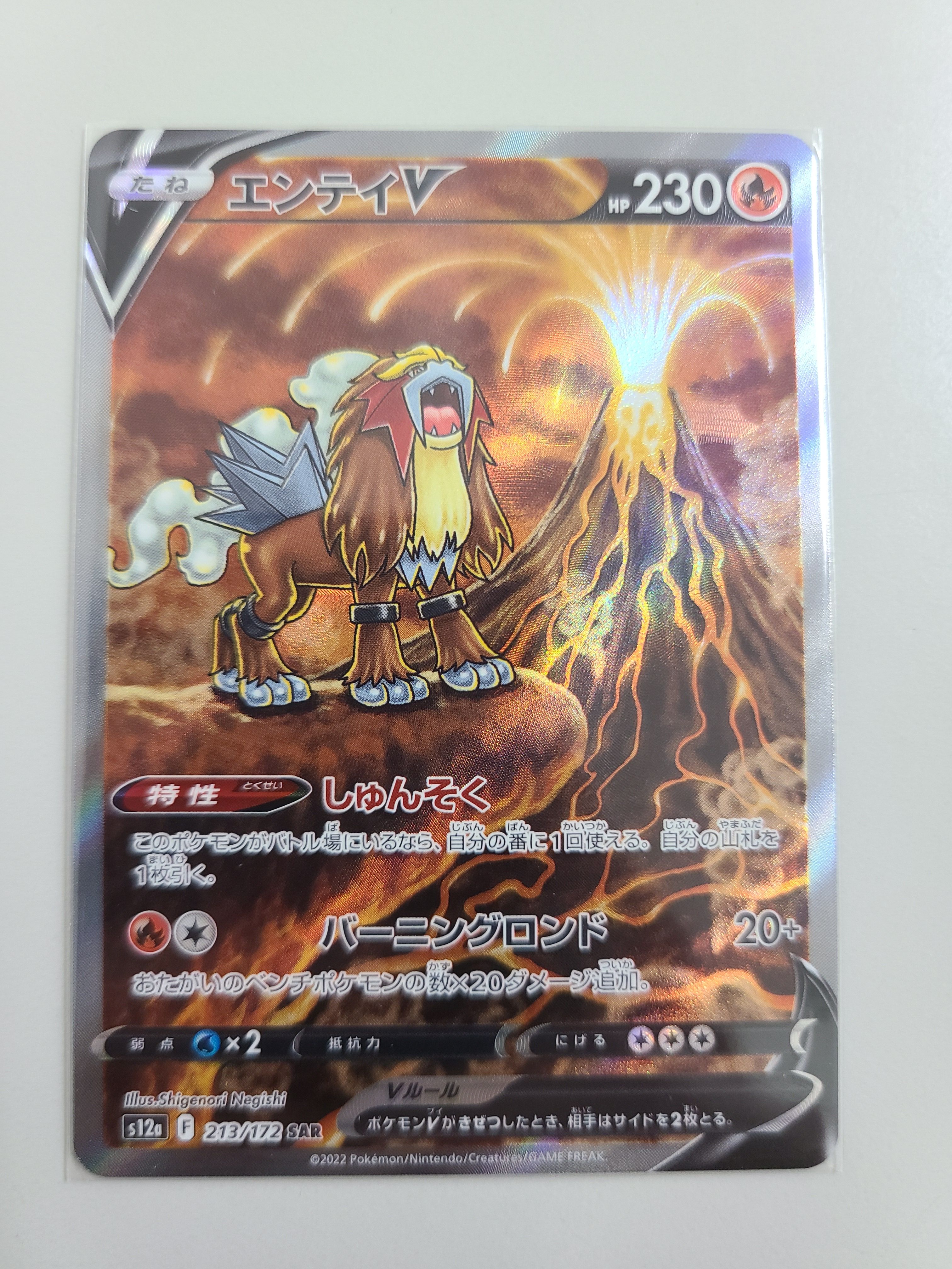 エンテイV SAR[s12a 213/172](ハイクラスパック「VSTARユニバース」)