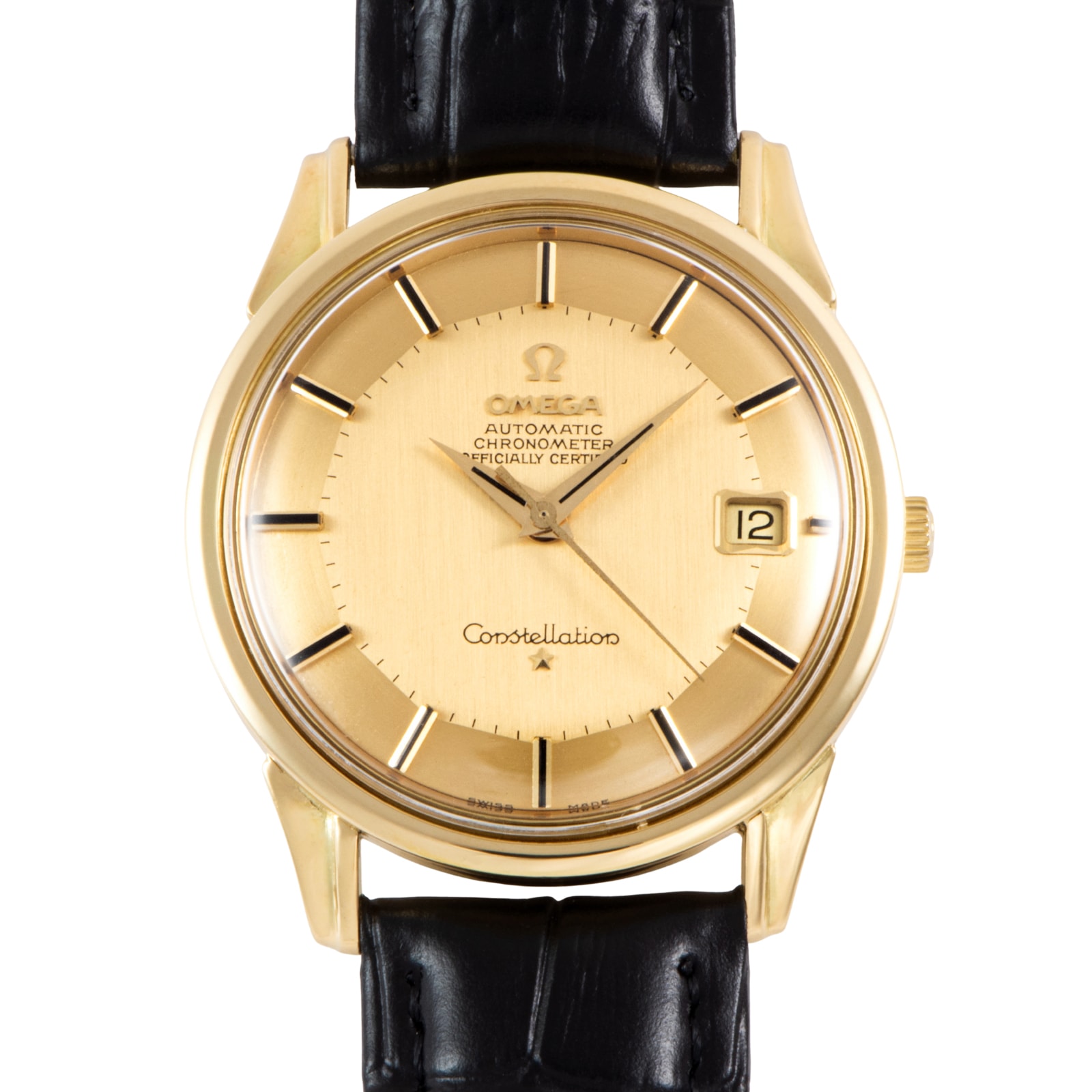 OMEGA オメガ コンステレーション 368.5470 Cal.561 パイパンダイヤル K18YG【中古】