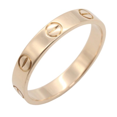 カルティエ CARTIER ミニラブリング リング・指輪 ジュエリー K18PG(ピンクゴールド) メンズ レディース ゴールド系 B4085200 【中古】