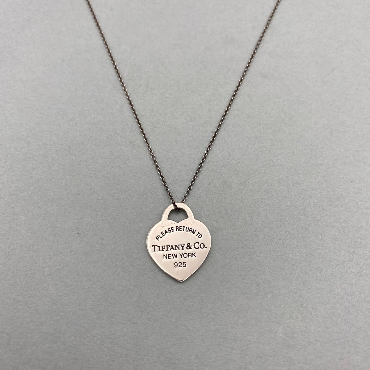 TIFFANY&Co. ティファニー リターン トゥ ティファニー ハートタグ ネックレス シルバー925 シルバー レディース【中古】