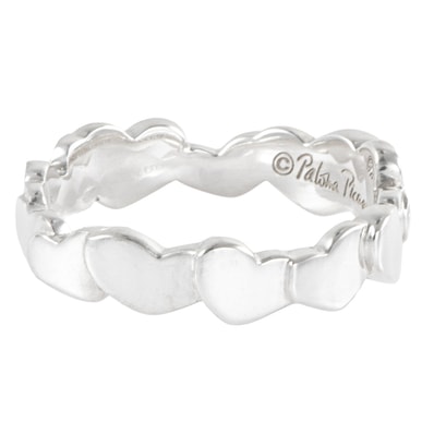 TIFFANY&Co. ティファニー モダン ハート リング 指輪 11号 スターリングシルバー シルバー【中古】