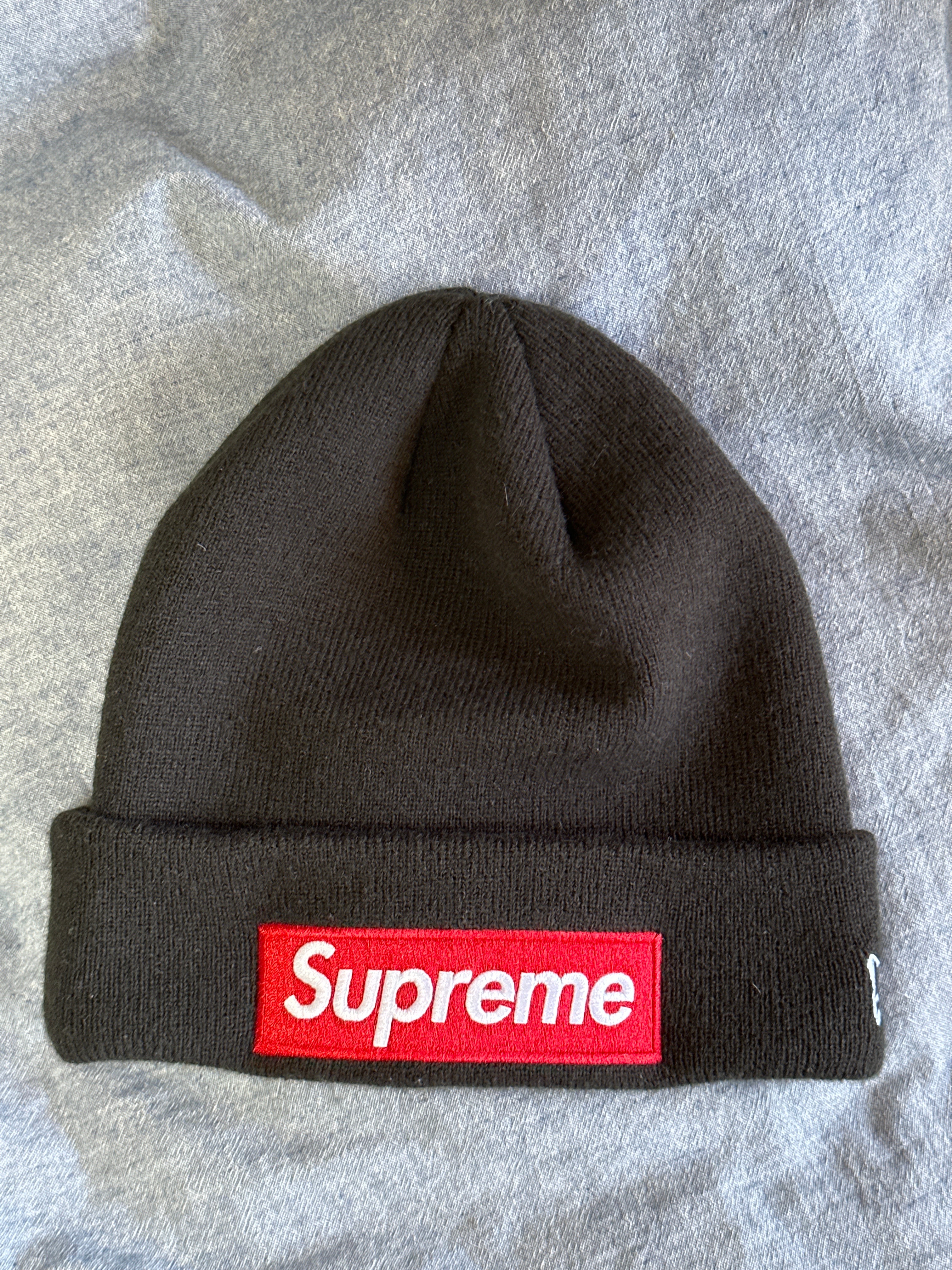 Supreme New Era Box Logo Beanie "Black"