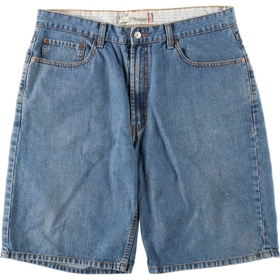 古着 リーバイス Levi's 569 LOOSE STRAIGHT FIT デニムショーツ ハーフパンツ ジョーツ メンズw37相当/eaa647922
