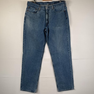 古着 リーバイス Levi's デニムパンツ 550 ジーパン テーパード 大きいサイズ ジップフライ ビッグサイズ w38 L34 ブルー メンズ