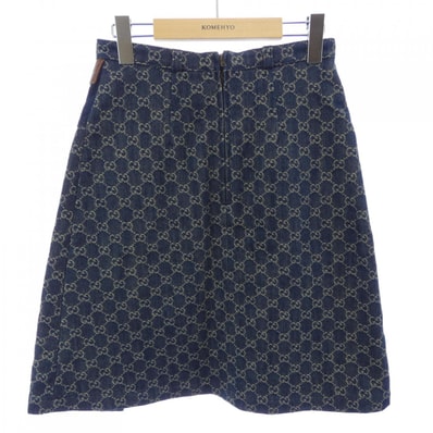 グッチ GUCCI ウォッシュド オーガニックデニムスカート 651415 XDBLL スカート