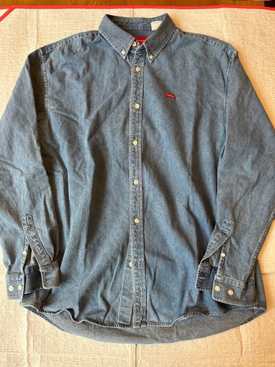 Supreme Small Box Shirt "Denim" (22SS)