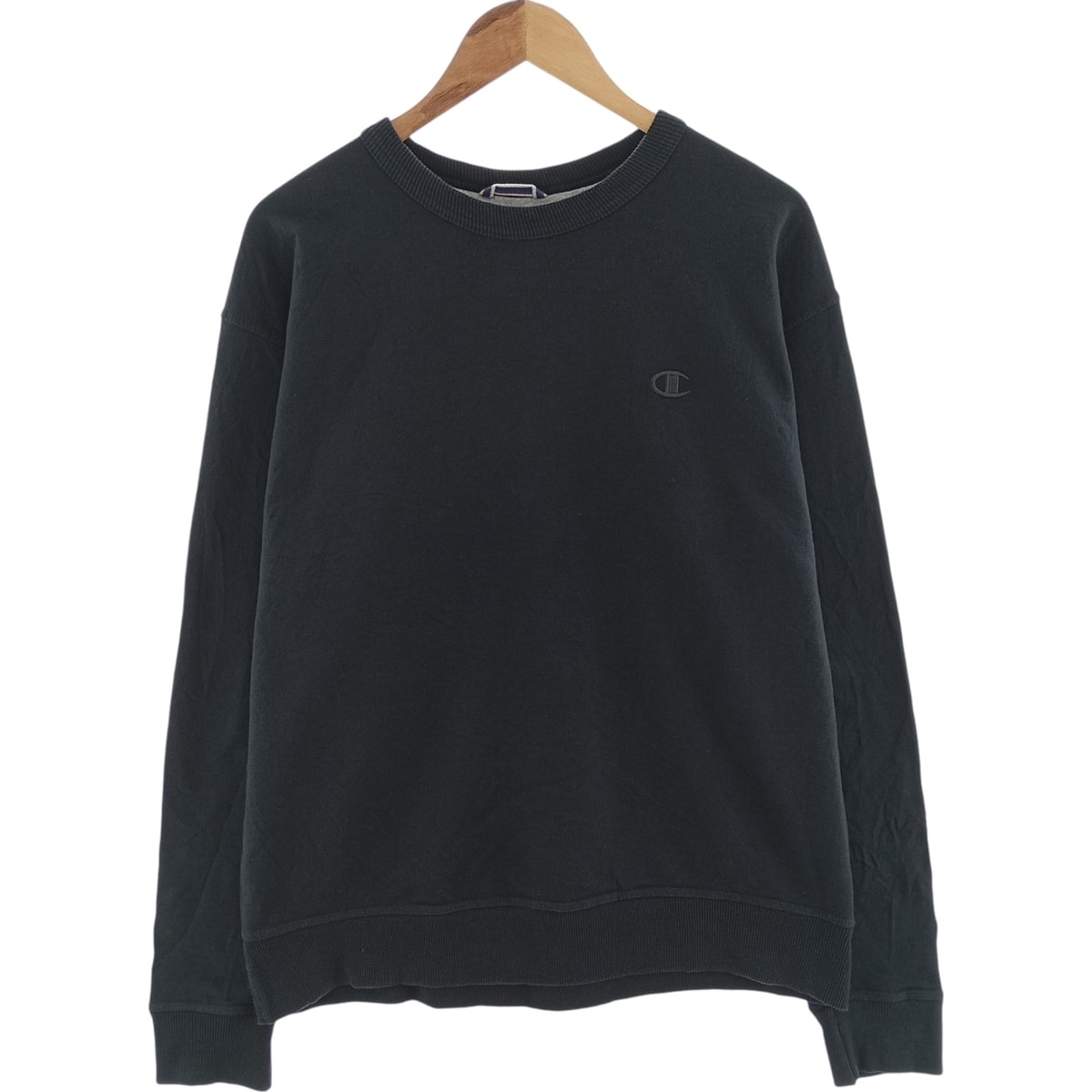 古着 チャンピオン Champion AUTHENTIC ATHLETICWEAR ワンポイントロゴスウェットシャツ トレーナー メンズL相当/eaa417017