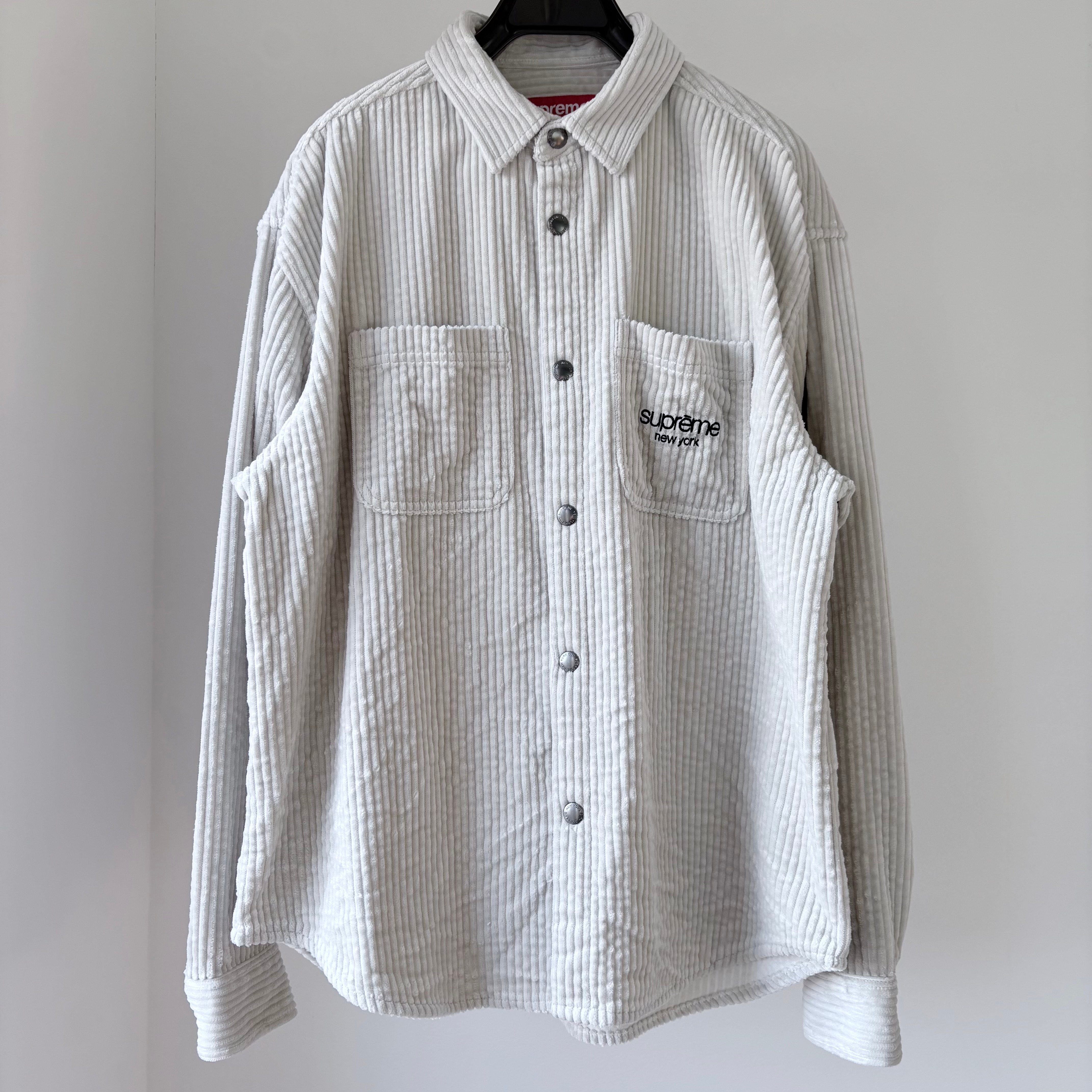 Supreme Wide Wale Corduroy Snap Shirt 
