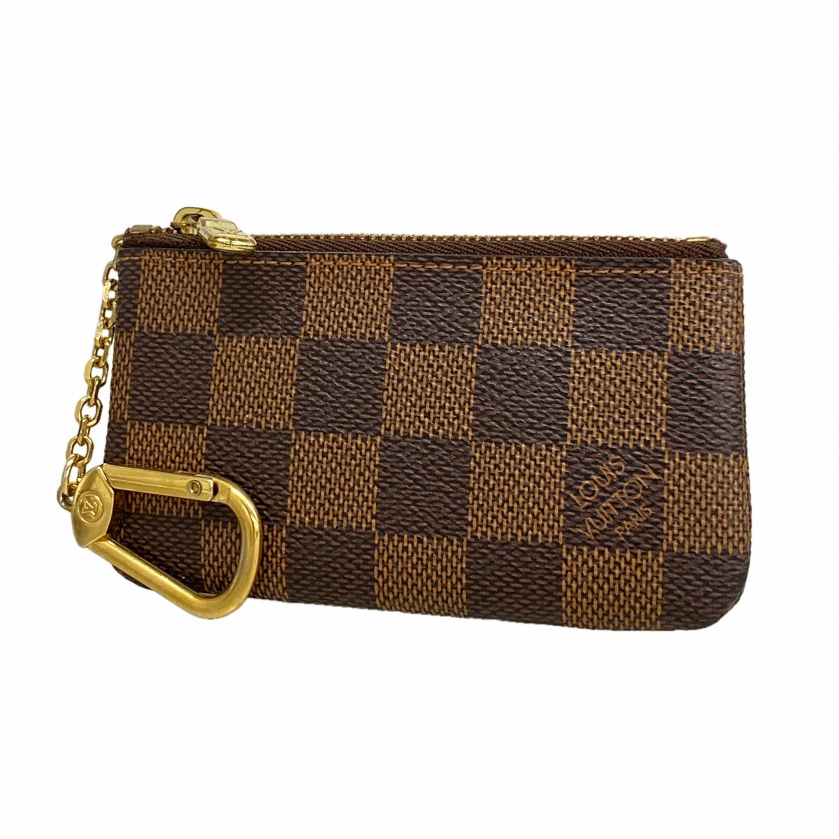 ★最終価格★SALE【6fa0951】ルイヴィトン コインケース ダミエ ポシェットクレ N62658  エベヌ【中古】メンズ レディース ユニセックス