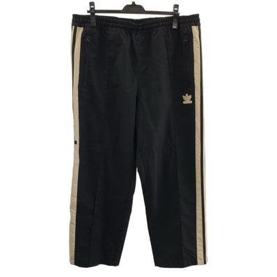 美品 adidas アディダス アンチユニバーシティ サイズ2XL ブラック ホワイト ポリエステル パンツ ジャージ 505284 【中古】