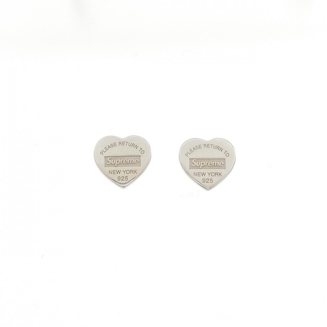 ティファニー ハートタグ ピアス