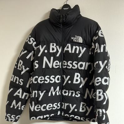 Supreme x The North Face By Any Means Nuptse Jacket "Black"
