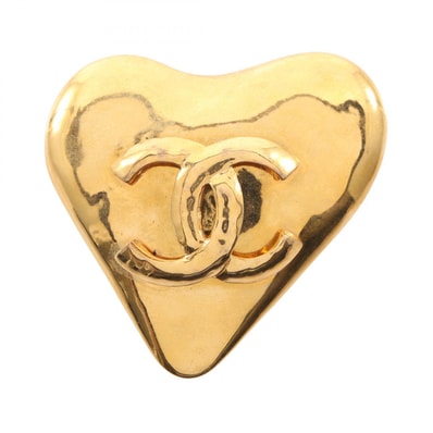 シャネル CHANEL ココマーク ブローチ アクセサリー GP(ゴールドメッキ) レディース ゴールド系 【中古】