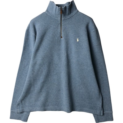 古着 ラルフローレン Ralph Lauren POLO by Ralph Lauren ハーフジップスウェットシャツ トレーナー メンズXL相当/eaa595638