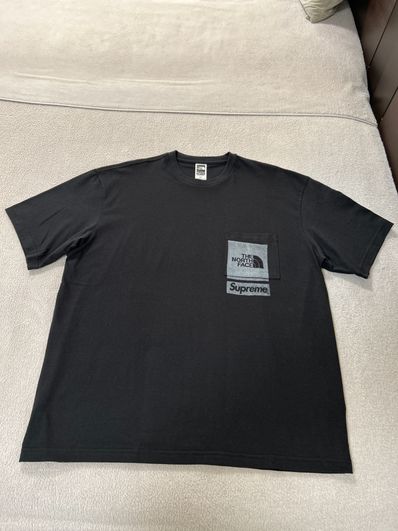 Supreme x The North Face Printed Pocket Tee "Black"