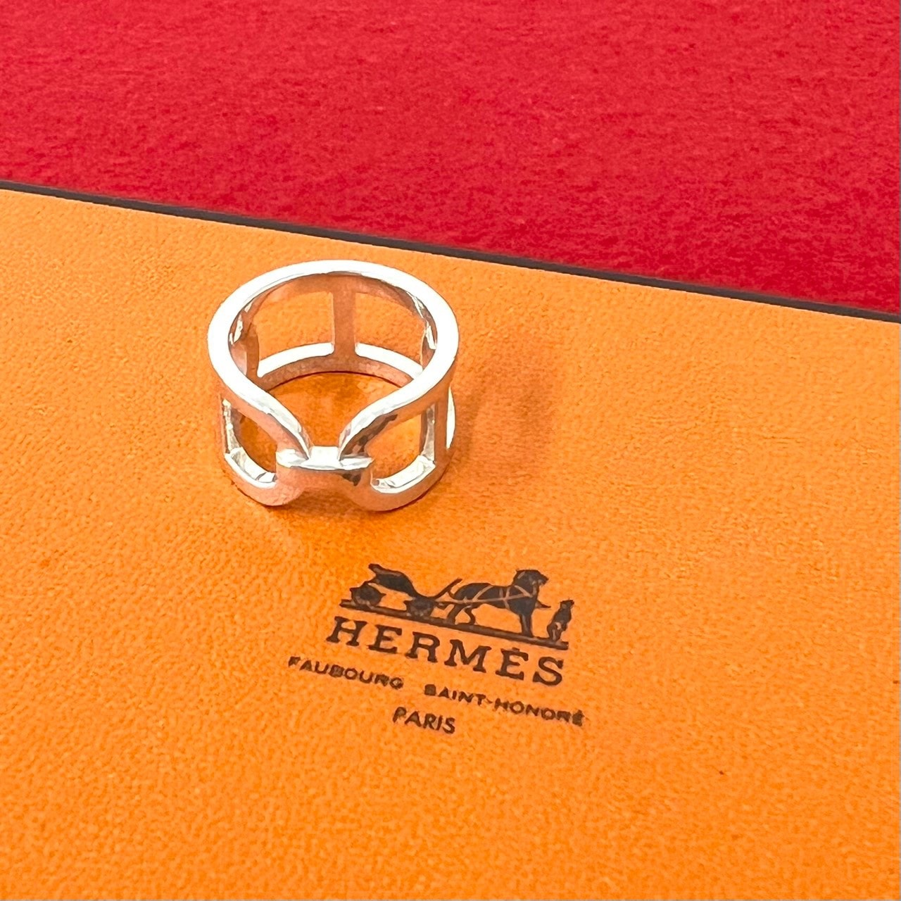 HERMES エルメス エヴァー シェーヌダンクル リング シルバー925 リング・指輪 10号 シルバー
35505