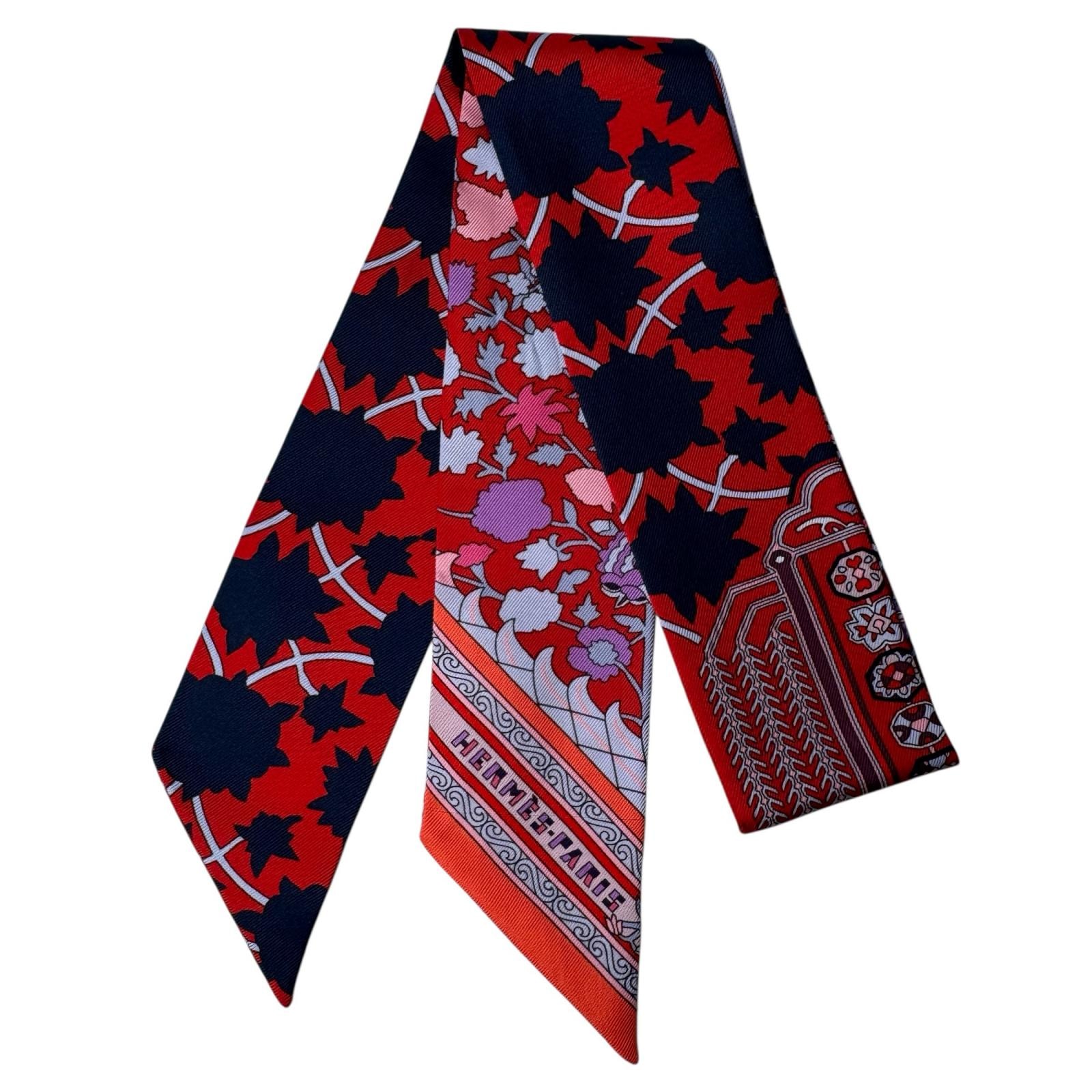 エルメス HERMES ツイリー Tapis Persans ペルシャ絨毯 シルク レディース