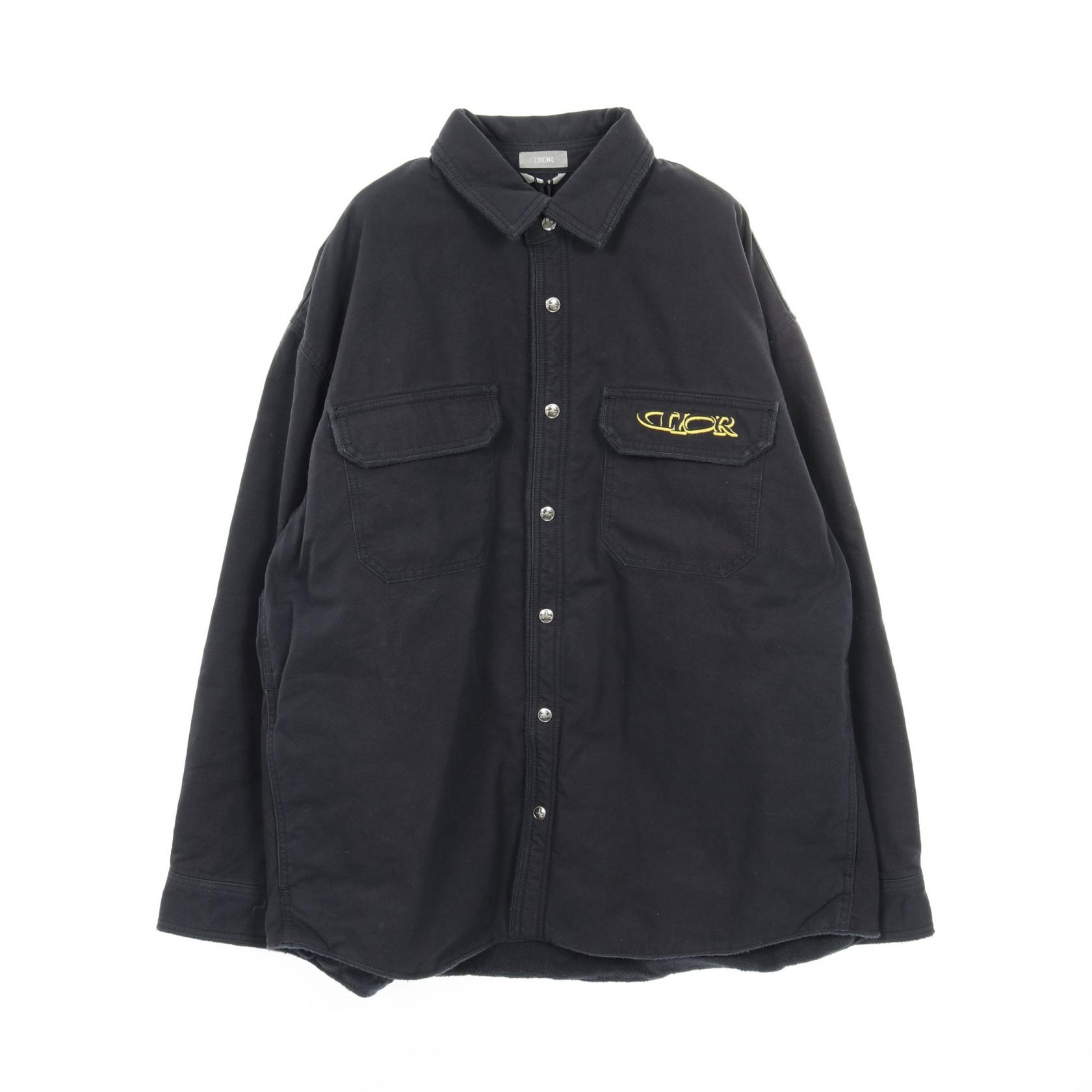 ディオール Dior オーバー 衣料品 トップス コットン メンズ ネイビー系 513D583AY55898240 【新品】