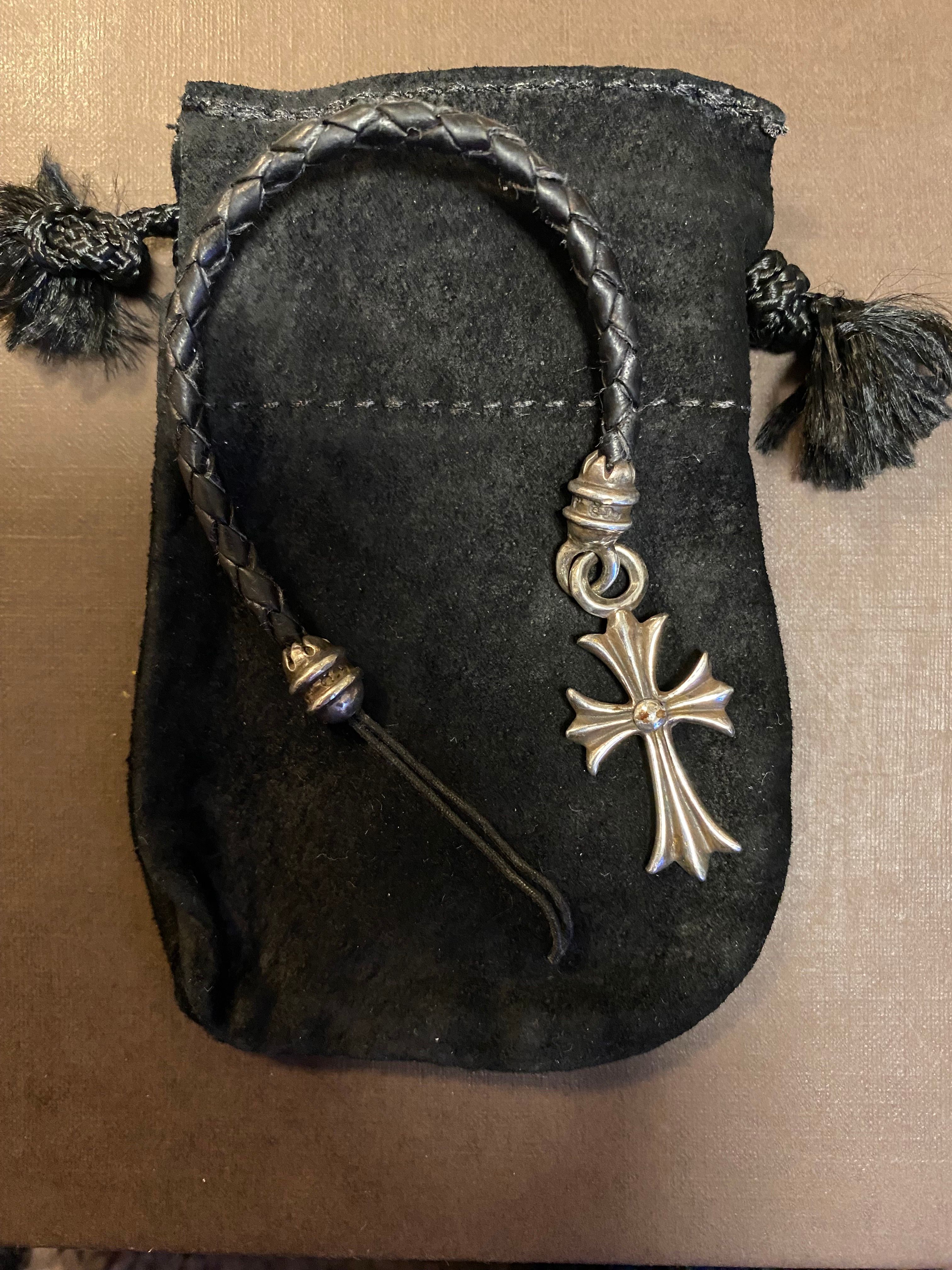 Chrome Hearts Strap Tiny CH Cross "Black"