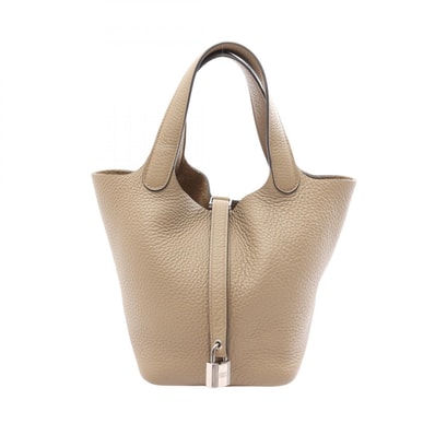 エルメス HERMES ピコタンロックPM ベージュマルファ ハンドバッグ バッグ トリヨンクレマンス トリヨンクレマンス ベージュ B刻印(2023年製造) レディース ベージュ系 【中古】