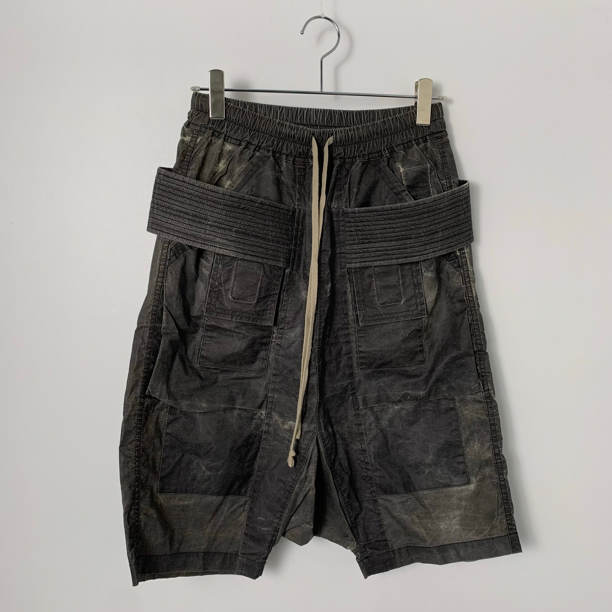 Rick Owens DRKSHDW Creatch Cargo Shorts "Black" 