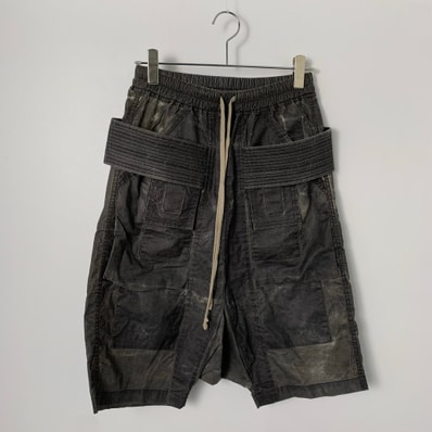 Rick Owens DRKSHDW Creatch Cargo Shorts "Black"