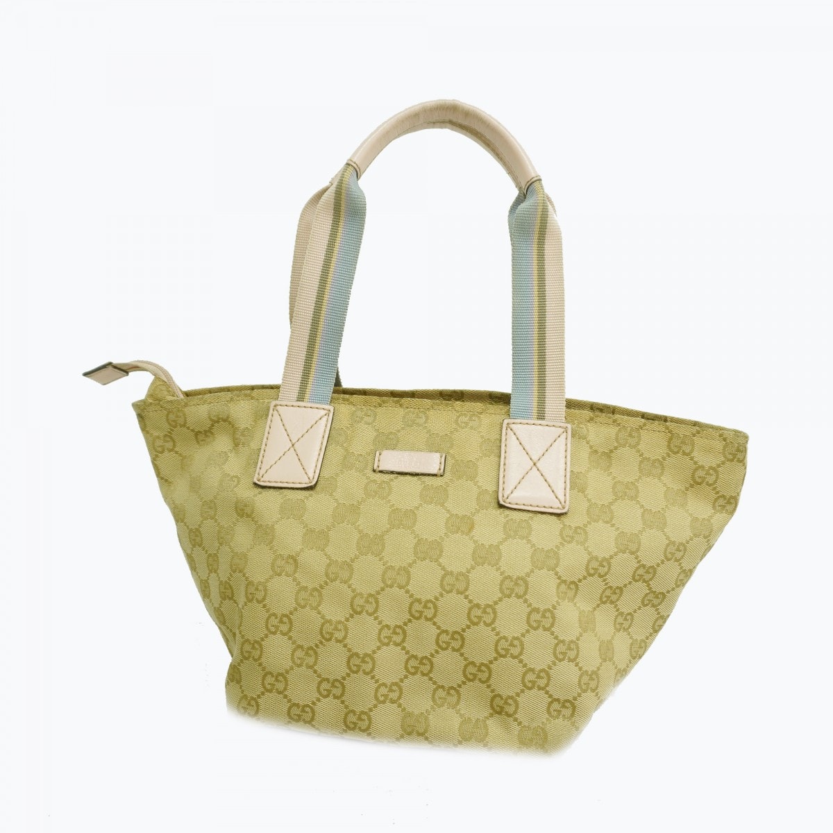 【6gd5111】グッチ ハンドバッグ GGキャンバス 131228 キャンバス ベージュ ゴールド金具【中古】レディース