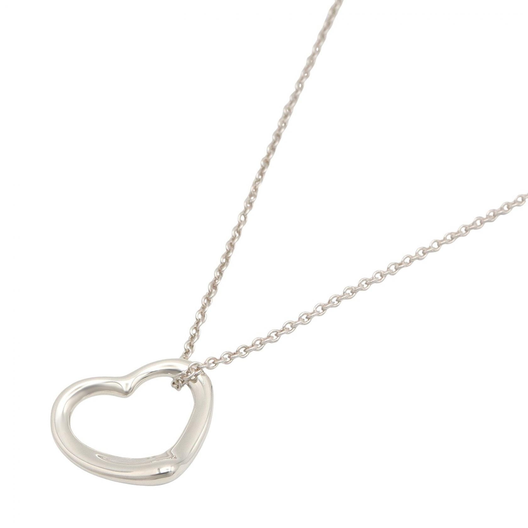 ティファニー TIFFANY&CO オープンハート ネックレス ネックレス ジュエリー シルバー925 レディース シルバー系 【中古】