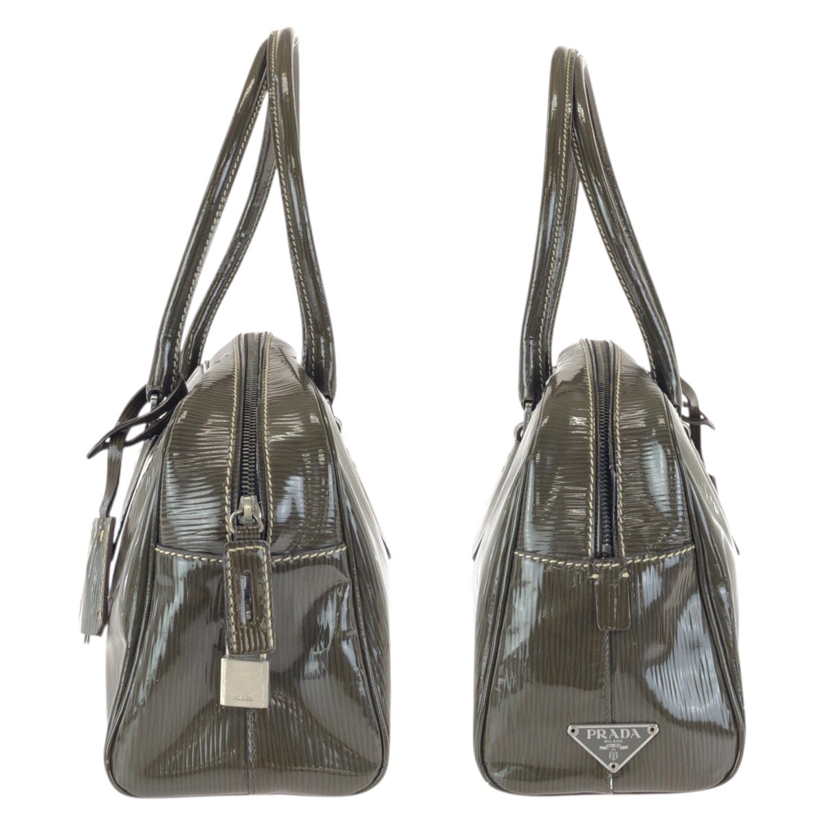 B (目立った傷や汚れなし)】PRADA プラダ ヴィンテージ 三角ロゴ