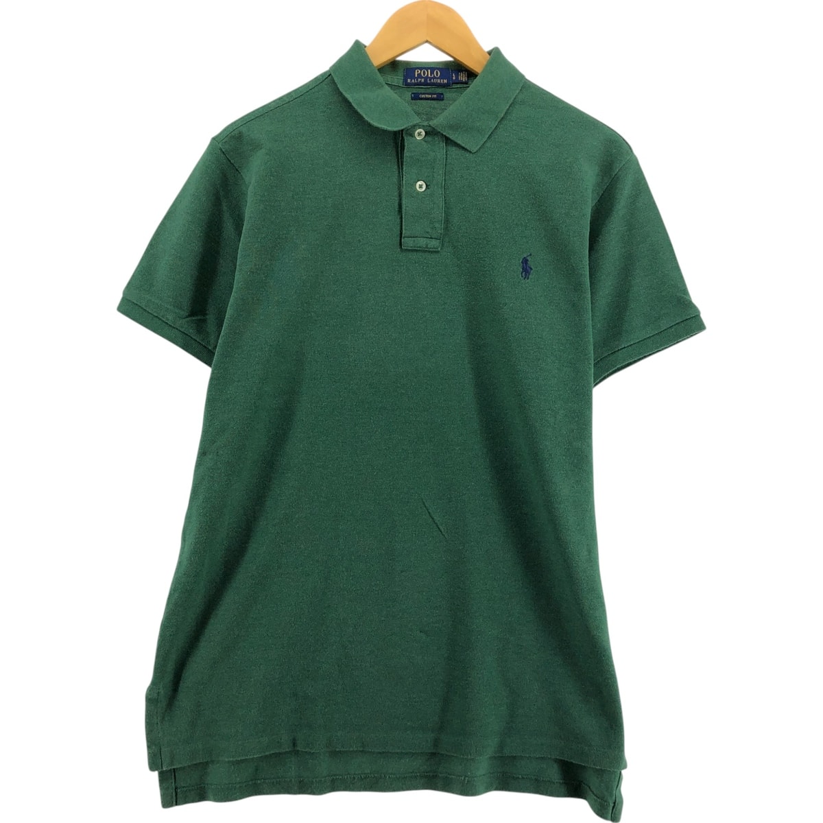 古着 ラルフローレン Ralph Lauren POLO RALPH LAUREN CUSTOM FIT 半袖 ポロシャツ メンズL相当/eaa542035