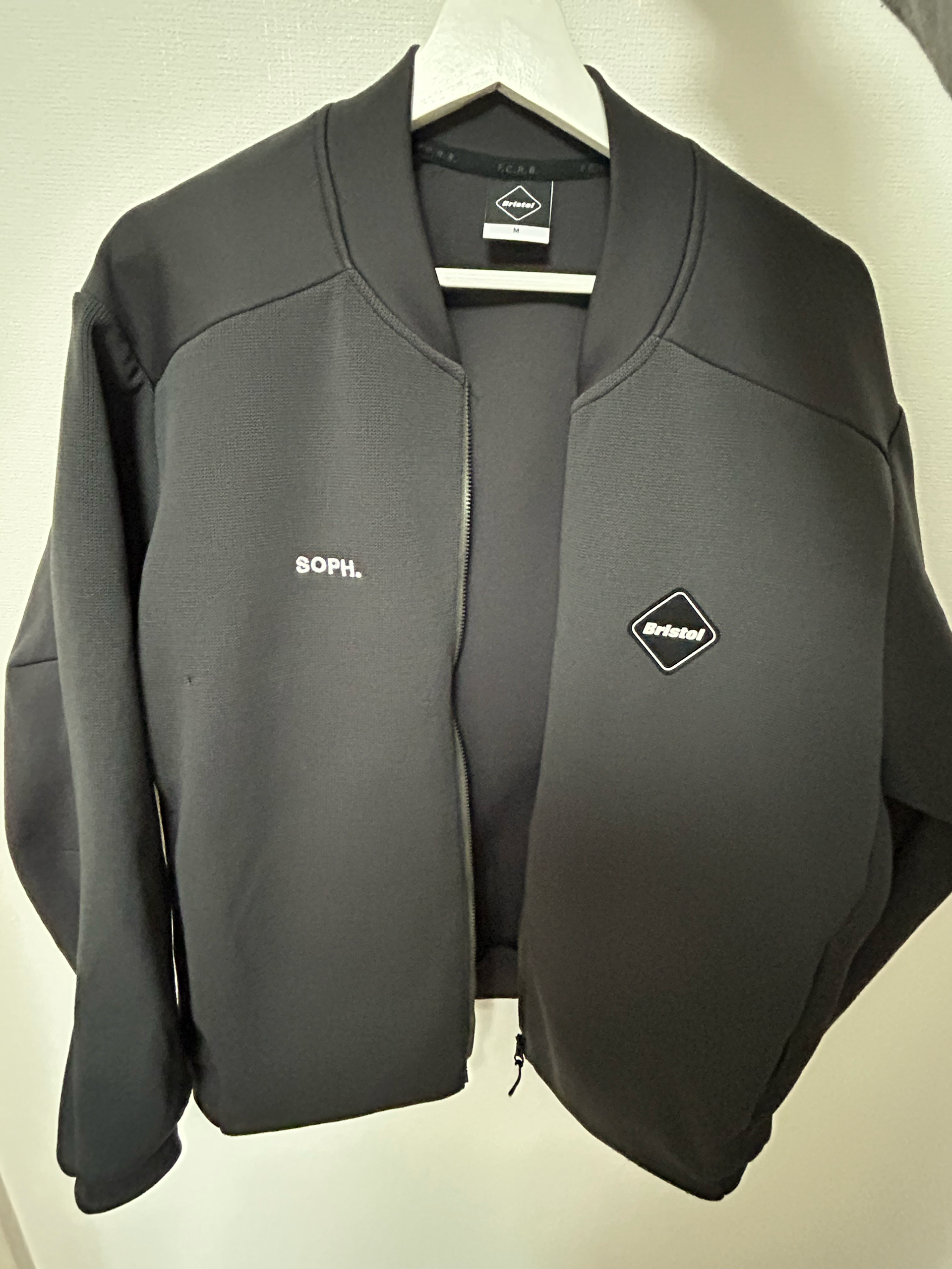 F.C.Real Bristol Quarter Knit Blouson "Black"
