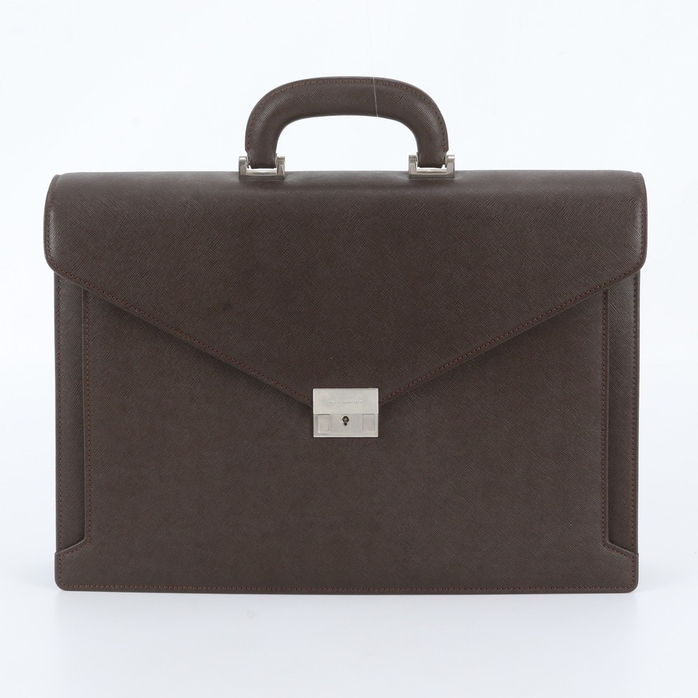 ■極美品 バーバリー ビジネス バッグ レザー