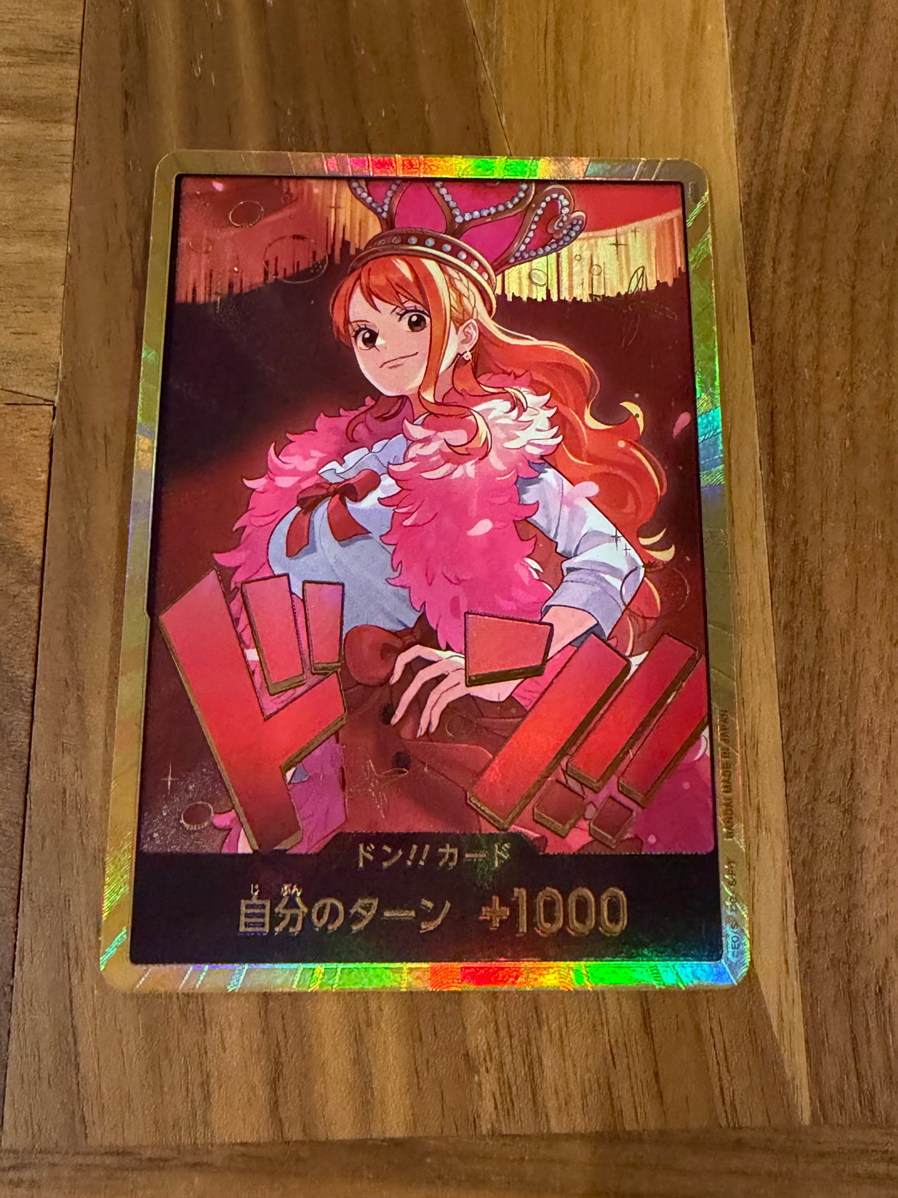 PSA10】ドン!!カード : ナミ スーパーパラレル (エクストラブースター
