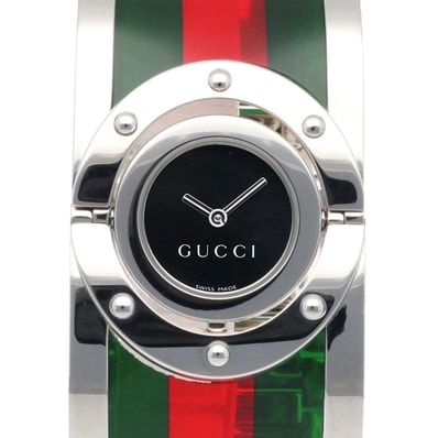 グッチ トワール 腕時計 時計 ステンレススチール 112 クオーツ 磨き直し済 レディース 1年保証 GUCCI 中古