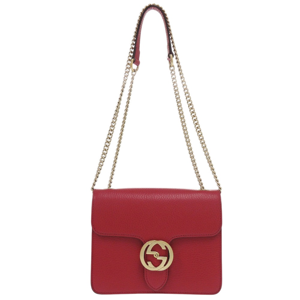 グッチ  インターロッキングG チェーンショルダーバッグ  510