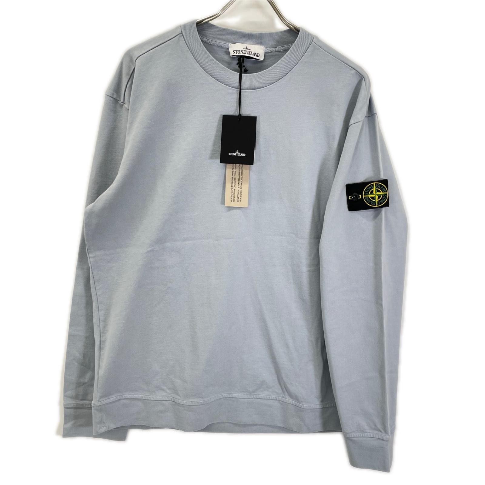 ストーンアイランド L2S156100057S0B50 ASH GRAY HEAVY ORGANIC COTTON JERSEY スウェット L