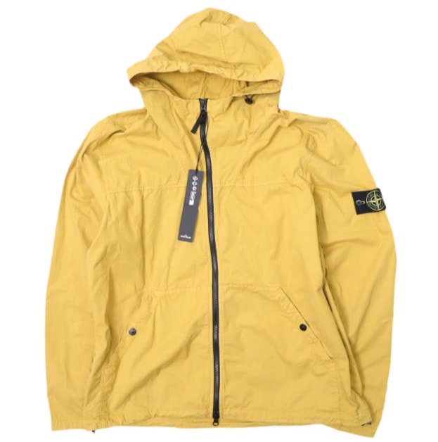 STONE ISLAND ストーンアイランド 24AW SUPIMA COTTON TWILL STRETCH-TC OVER SHIRT スーピマコットンツイルストレッチオーバーシャツ 811510110 XL Mustard フーデッド ブルゾン
