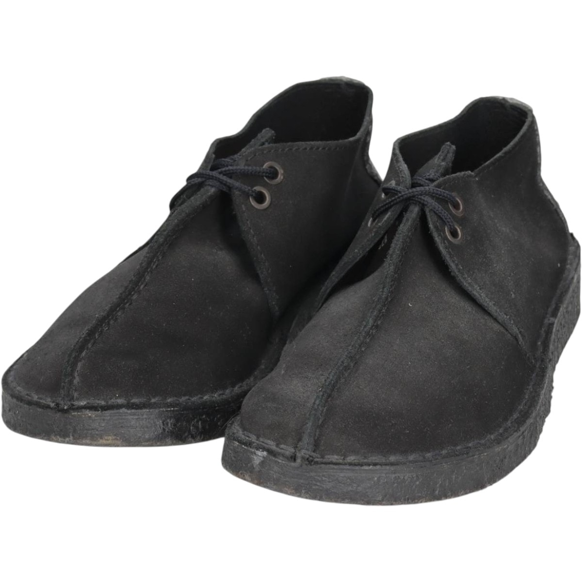 古着 クラークス Clarks DESERT TREK デザートトレック チャッカブーツ 英国製 7 1/2 D レディース24.5cm相当/saa015213