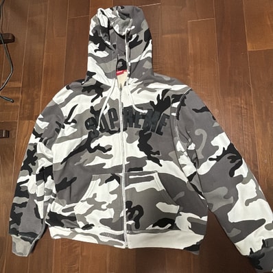 Supreme Arc Thermal Lined Zip Up Hooded Sweatshirt (25AW) "Snow Camo"