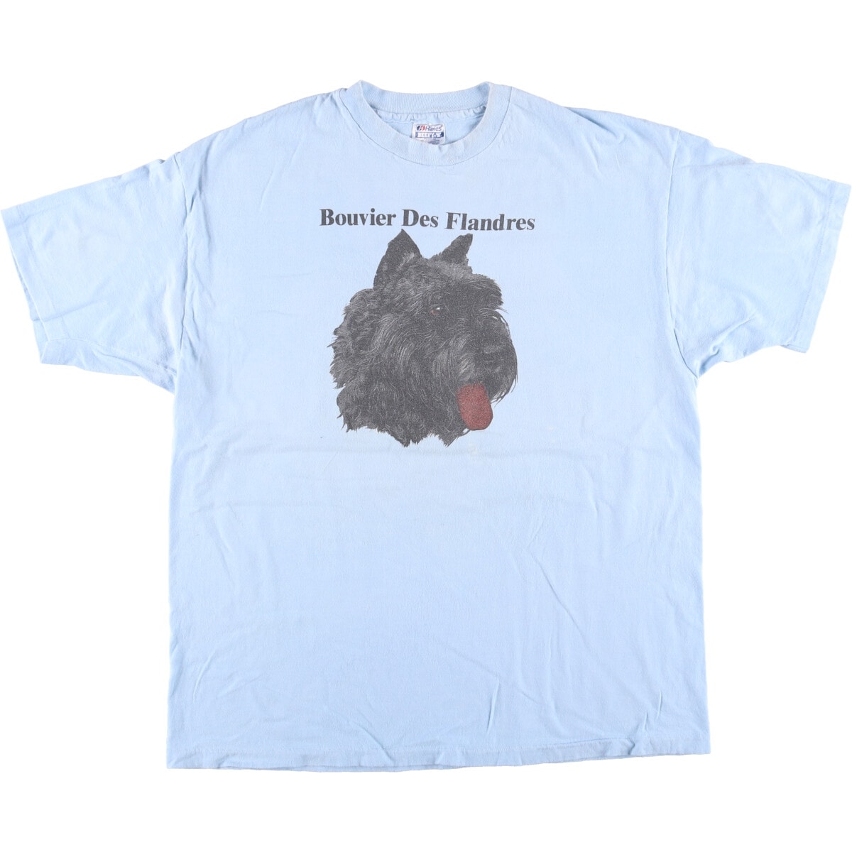 古着 80年代 ヘインズ Hanes Bouvier Des Flandres ブービエ デ フランダース 犬柄 アニマルTシャツ USA製 メンズXXL相当 ヴィンテージ/eaa548764
