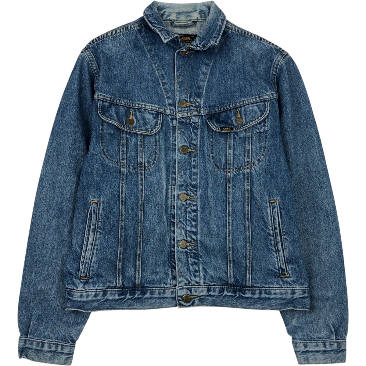 古着 リー Lee RIDER JACKET デニムジャケット Gジャン メンズM相当/eaa630368