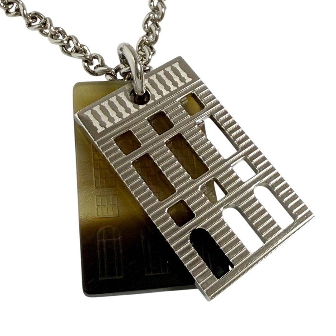 エルメス メンズ ペンダント ネックレス ヴァンキャトル フォーブル 61cm