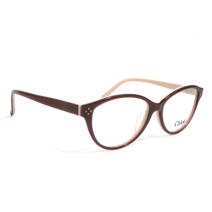 クロエ Chloe メガネ プラスチック ブラウン/ピンク レディース【中古】 r11420a